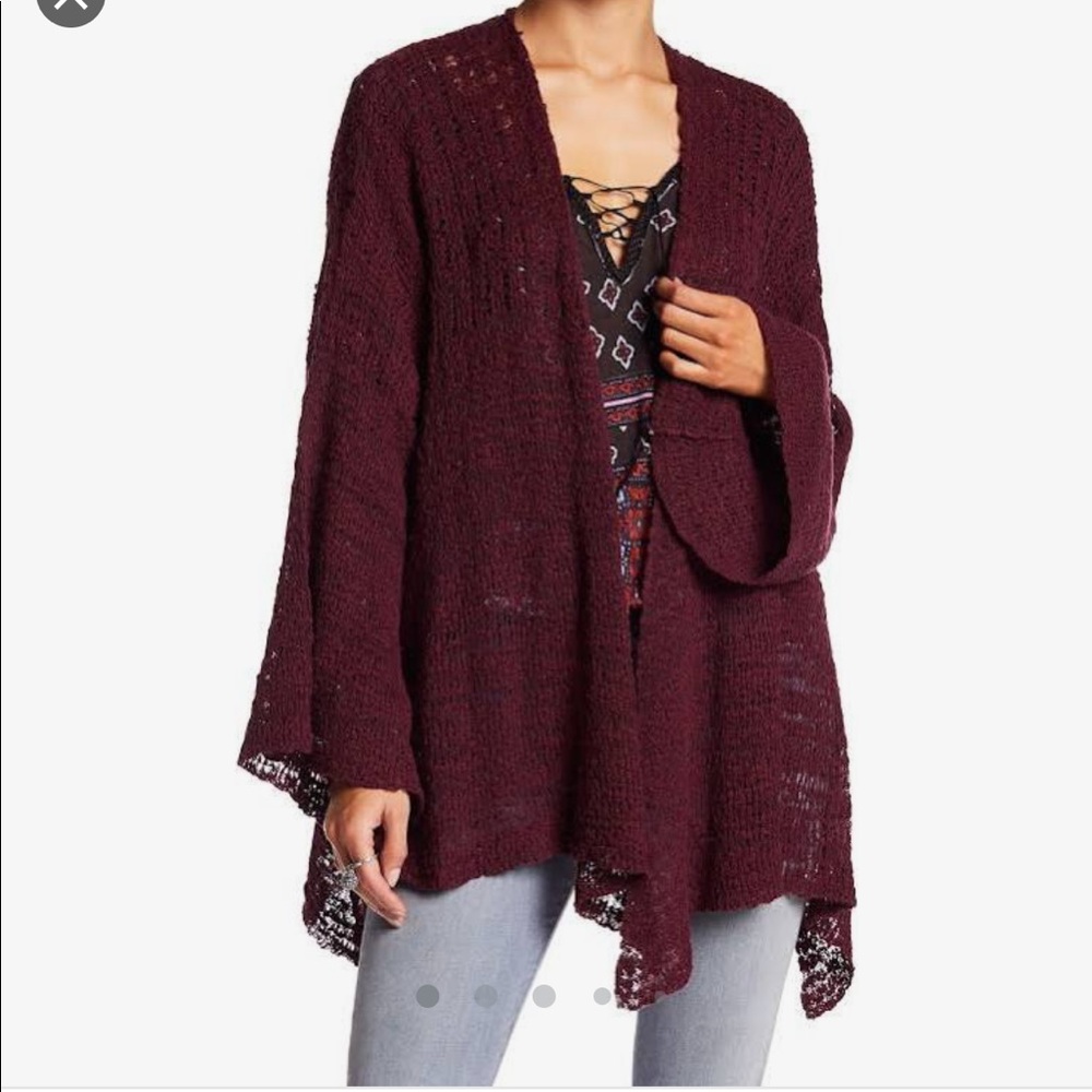 Free people In My Element open front cardigan
